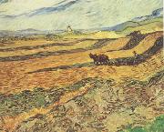 Vincent Van Gogh, Field with Ploughman and Mill (nn04)